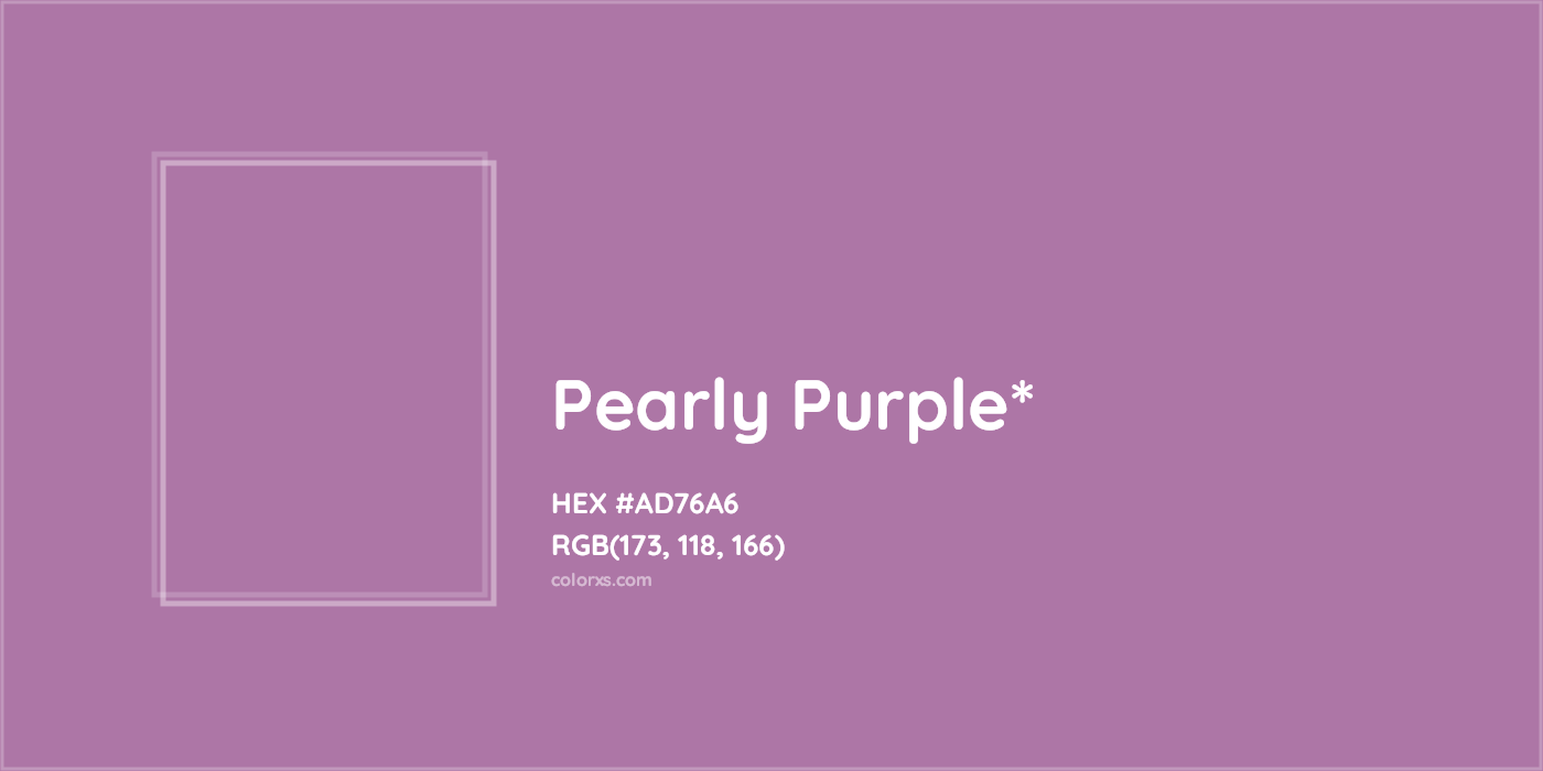 HEX #AD76A6 Color Name, Color Code, Palettes, Similar Paints, Images