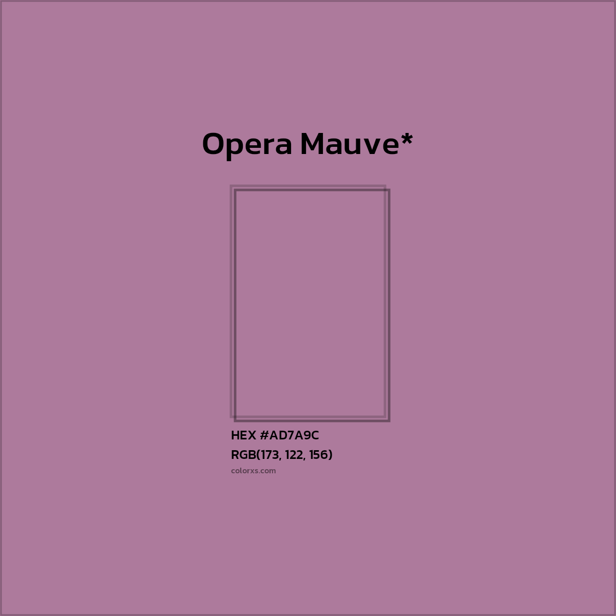HEX #AD7A9C Color Name, Color Code, Palettes, Similar Paints, Images
