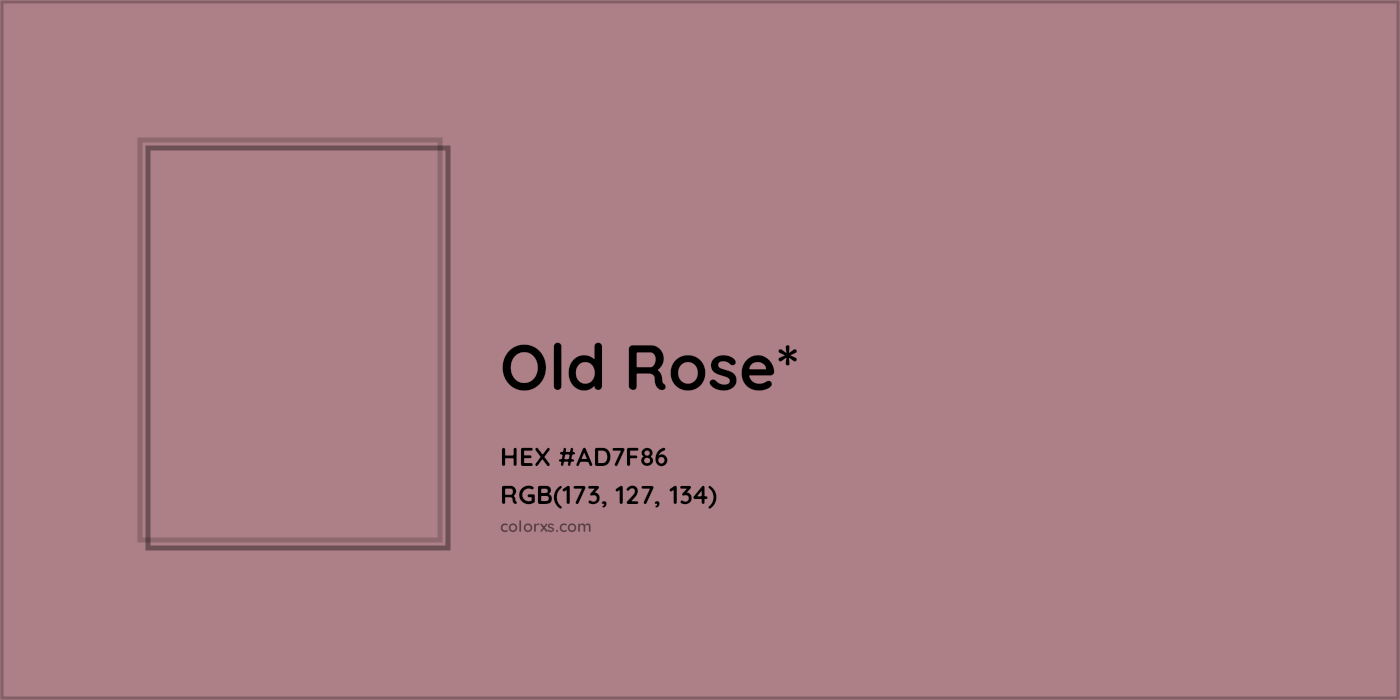 HEX #AD7F86 Color Name, Color Code, Palettes, Similar Paints, Images