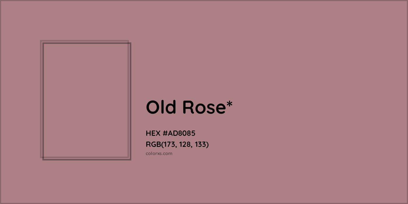 HEX #AD8085 Color Name, Color Code, Palettes, Similar Paints, Images