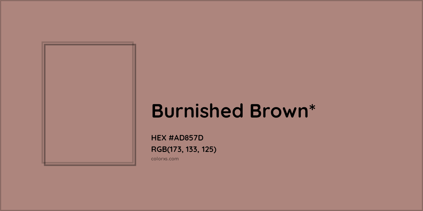 HEX #AD857D Color Name, Color Code, Palettes, Similar Paints, Images