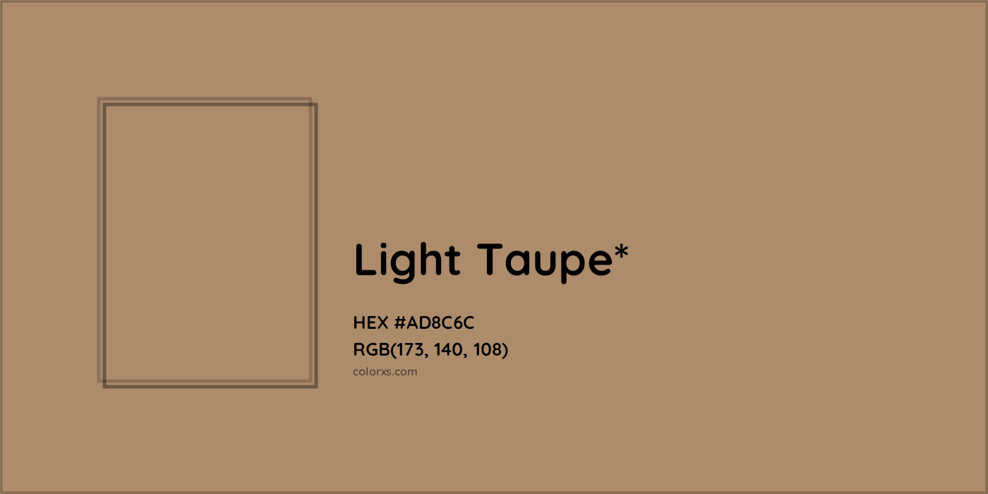 HEX #AD8C6C Color Name, Color Code, Palettes, Similar Paints, Images