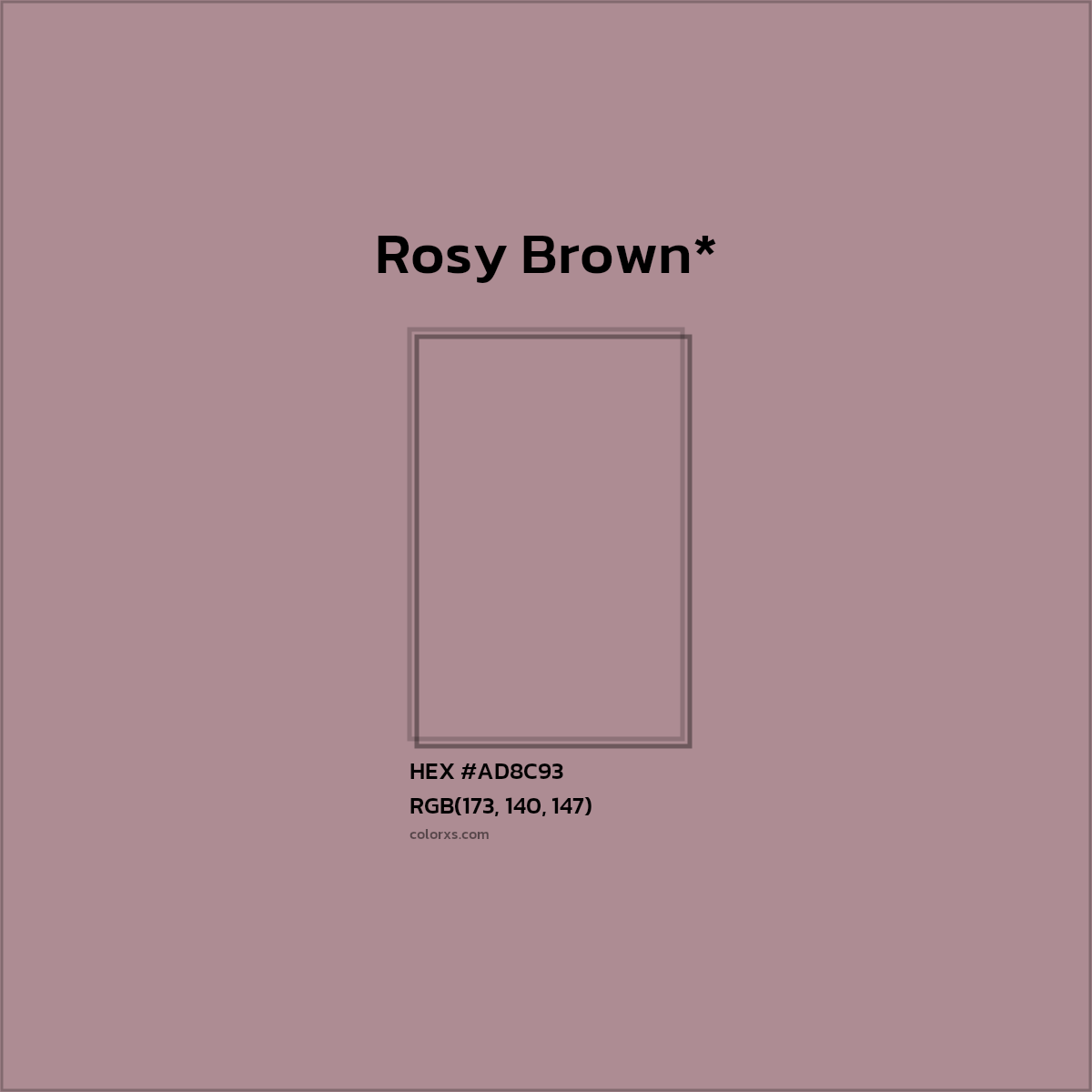 HEX #AD8C93 Color Name, Color Code, Palettes, Similar Paints, Images