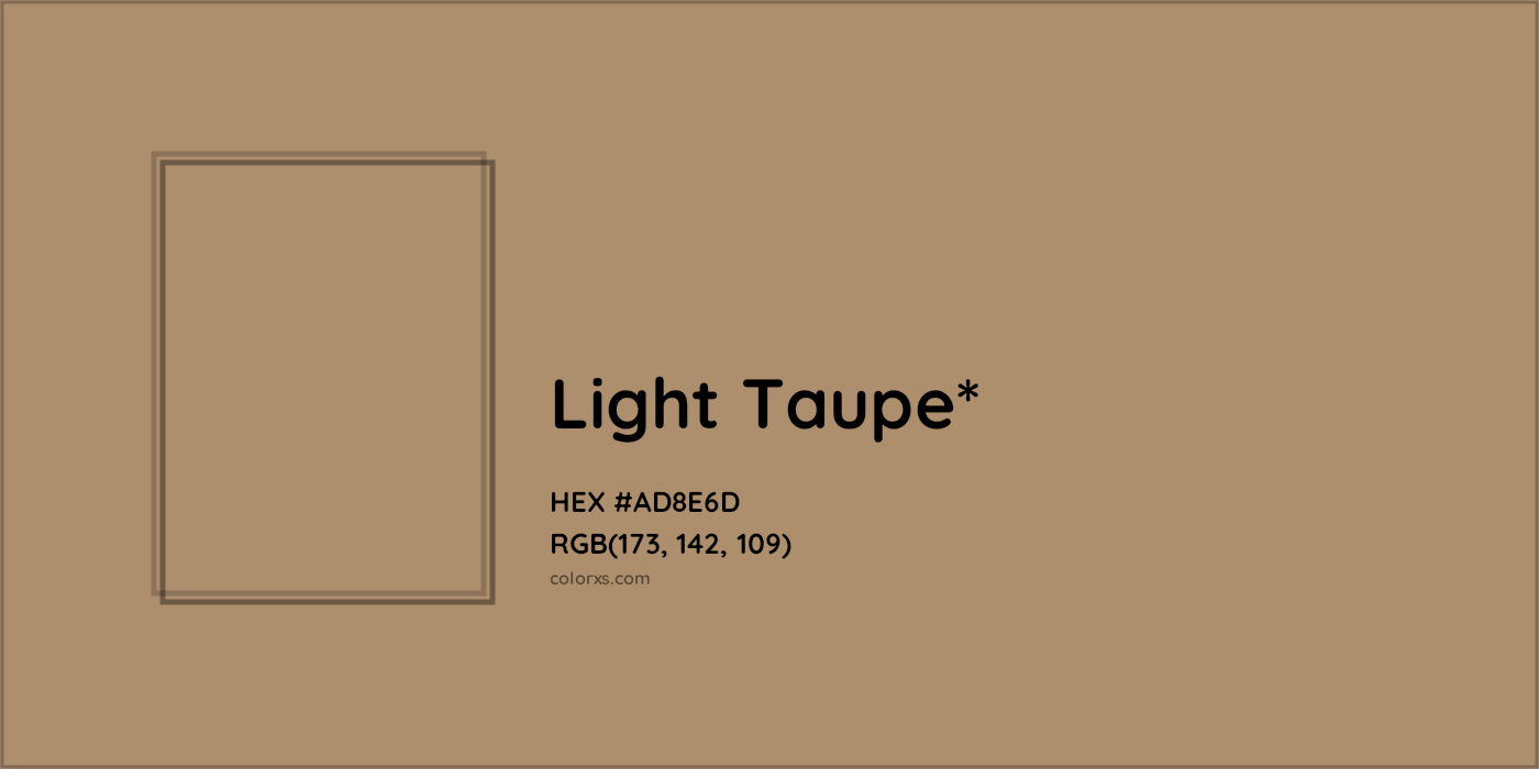 HEX #AD8E6D Color Name, Color Code, Palettes, Similar Paints, Images