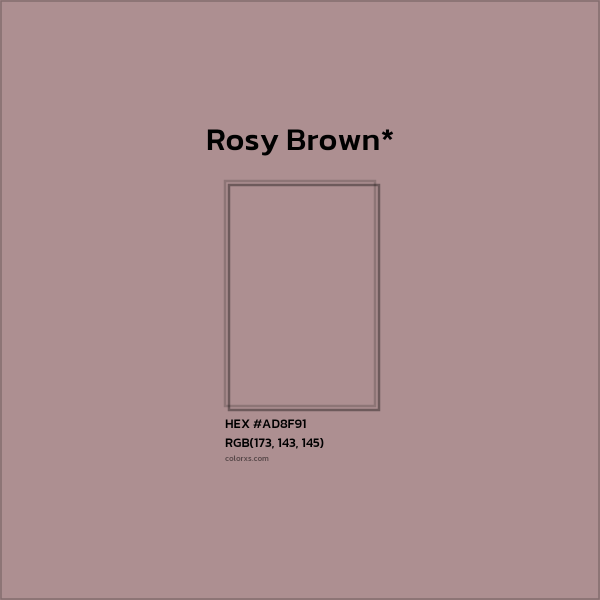 HEX #AD8F91 Color Name, Color Code, Palettes, Similar Paints, Images