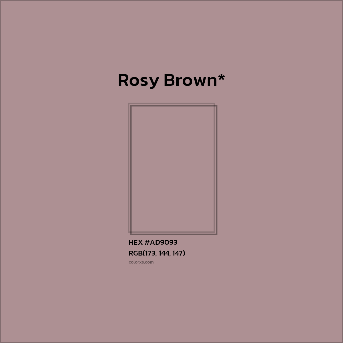 HEX #AD9093 Color Name, Color Code, Palettes, Similar Paints, Images