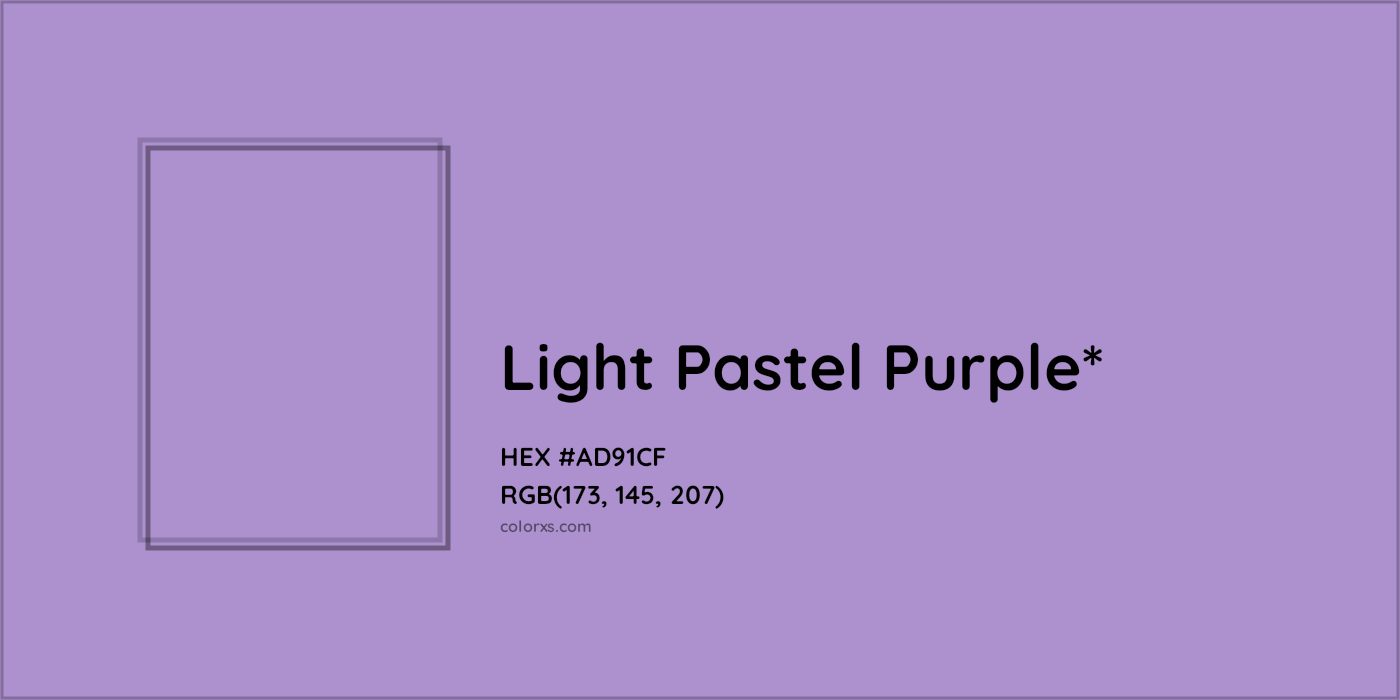 HEX #AD91CF Color Name, Color Code, Palettes, Similar Paints, Images