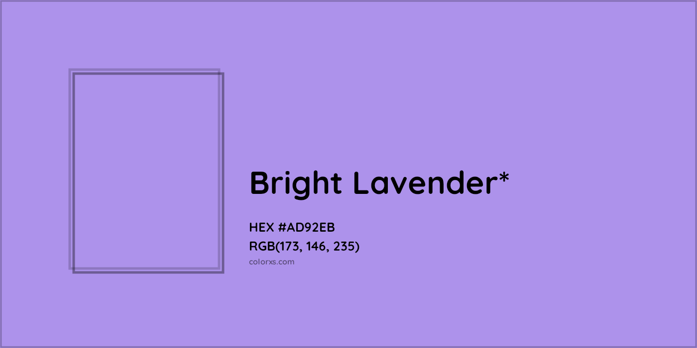 HEX #AD92EB Color Name, Color Code, Palettes, Similar Paints, Images