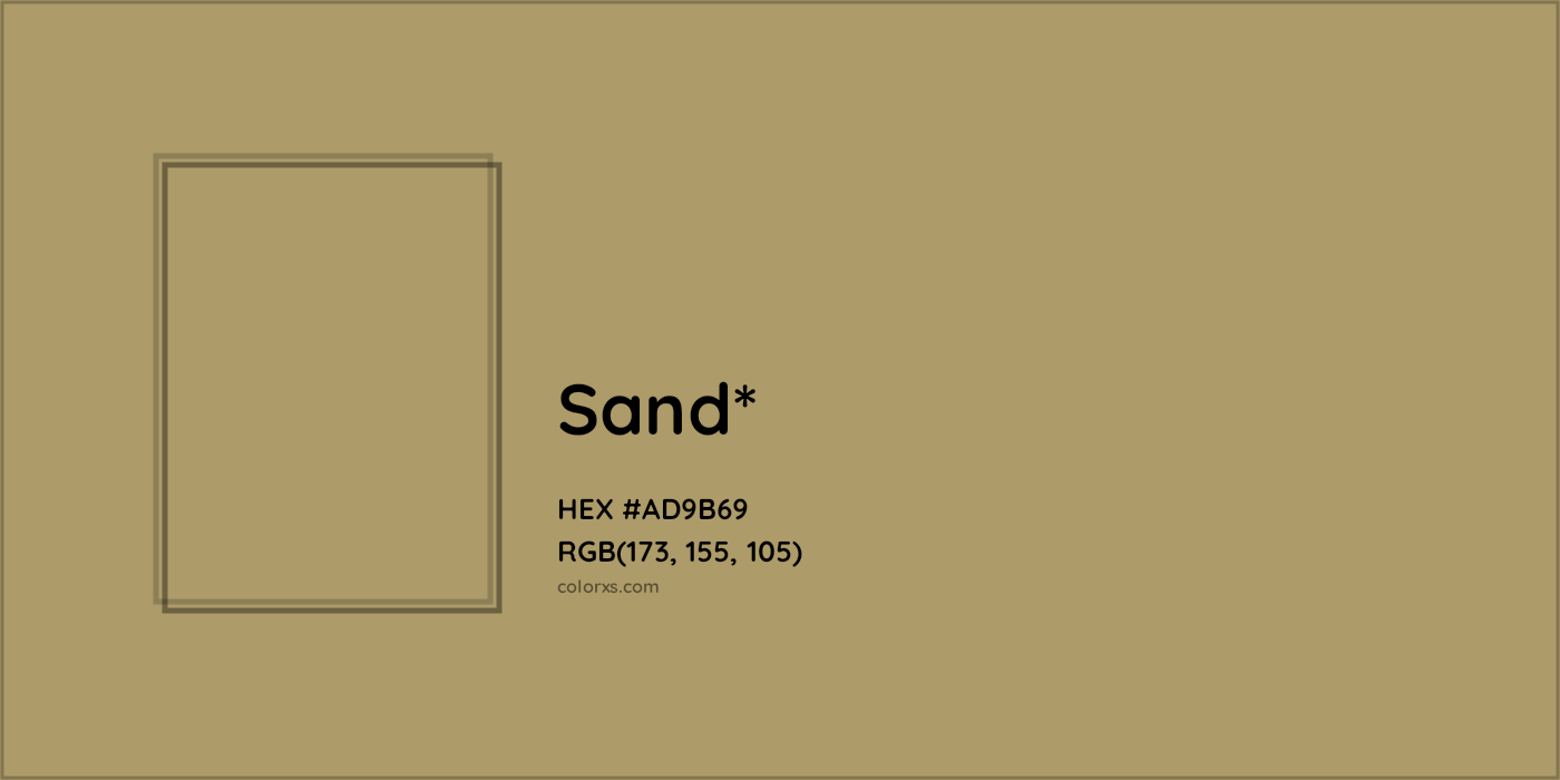 HEX #AD9B69 Color Name, Color Code, Palettes, Similar Paints, Images