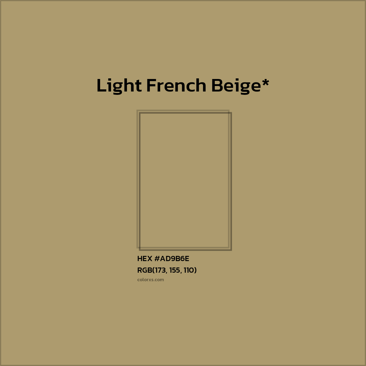 HEX #AD9B6E Color Name, Color Code, Palettes, Similar Paints, Images