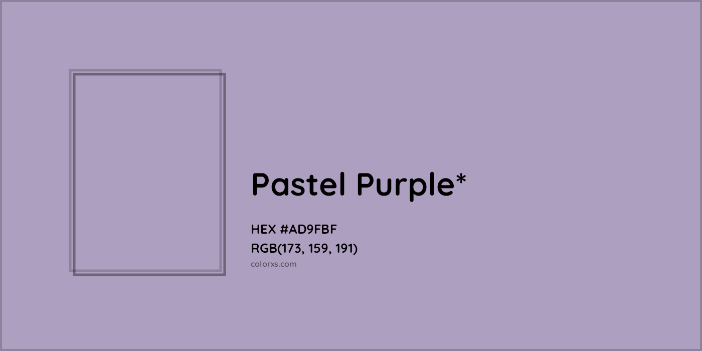 HEX #AD9FBF Color Name, Color Code, Palettes, Similar Paints, Images