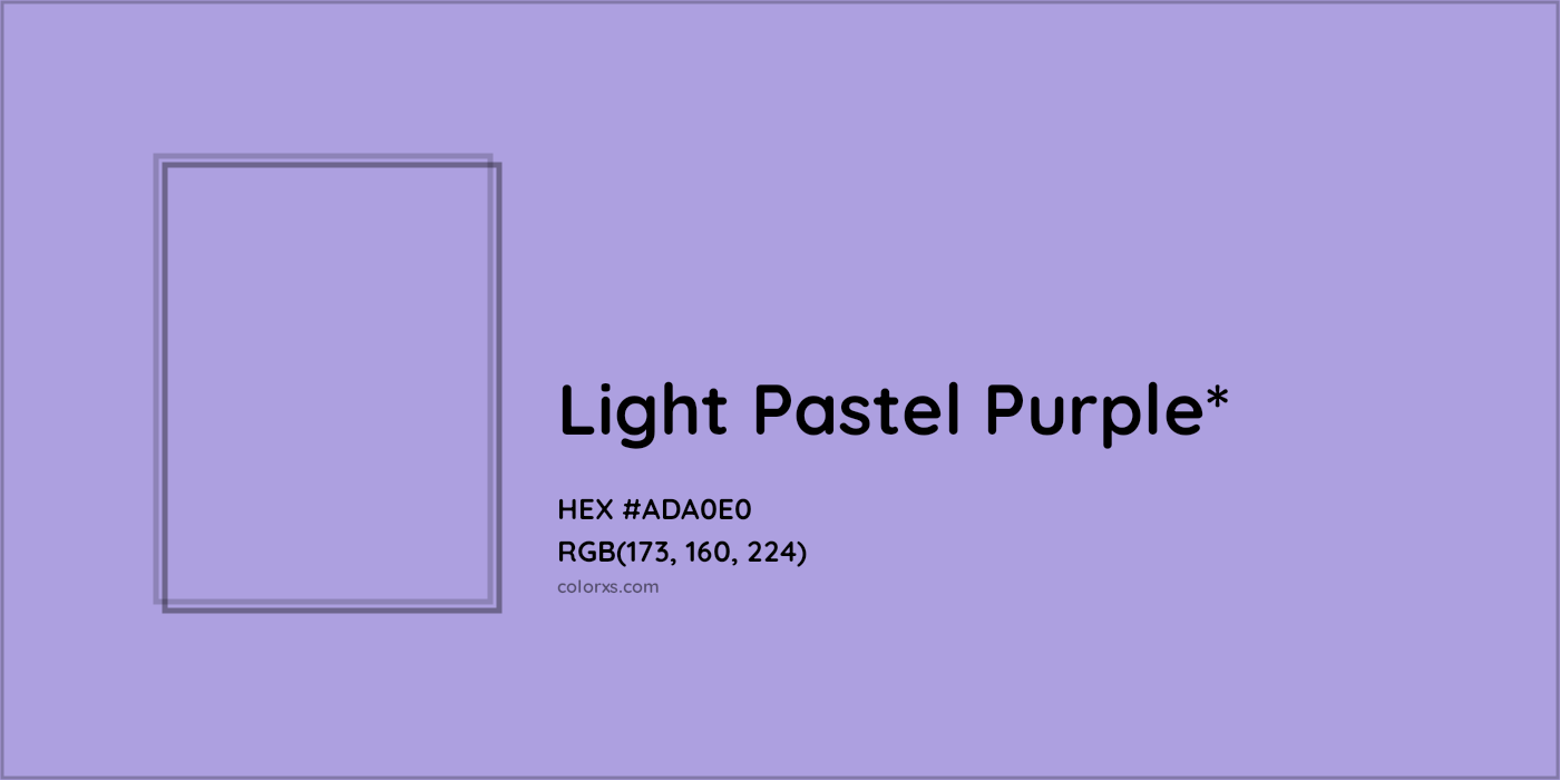 HEX #ADA0E0 Color Name, Color Code, Palettes, Similar Paints, Images