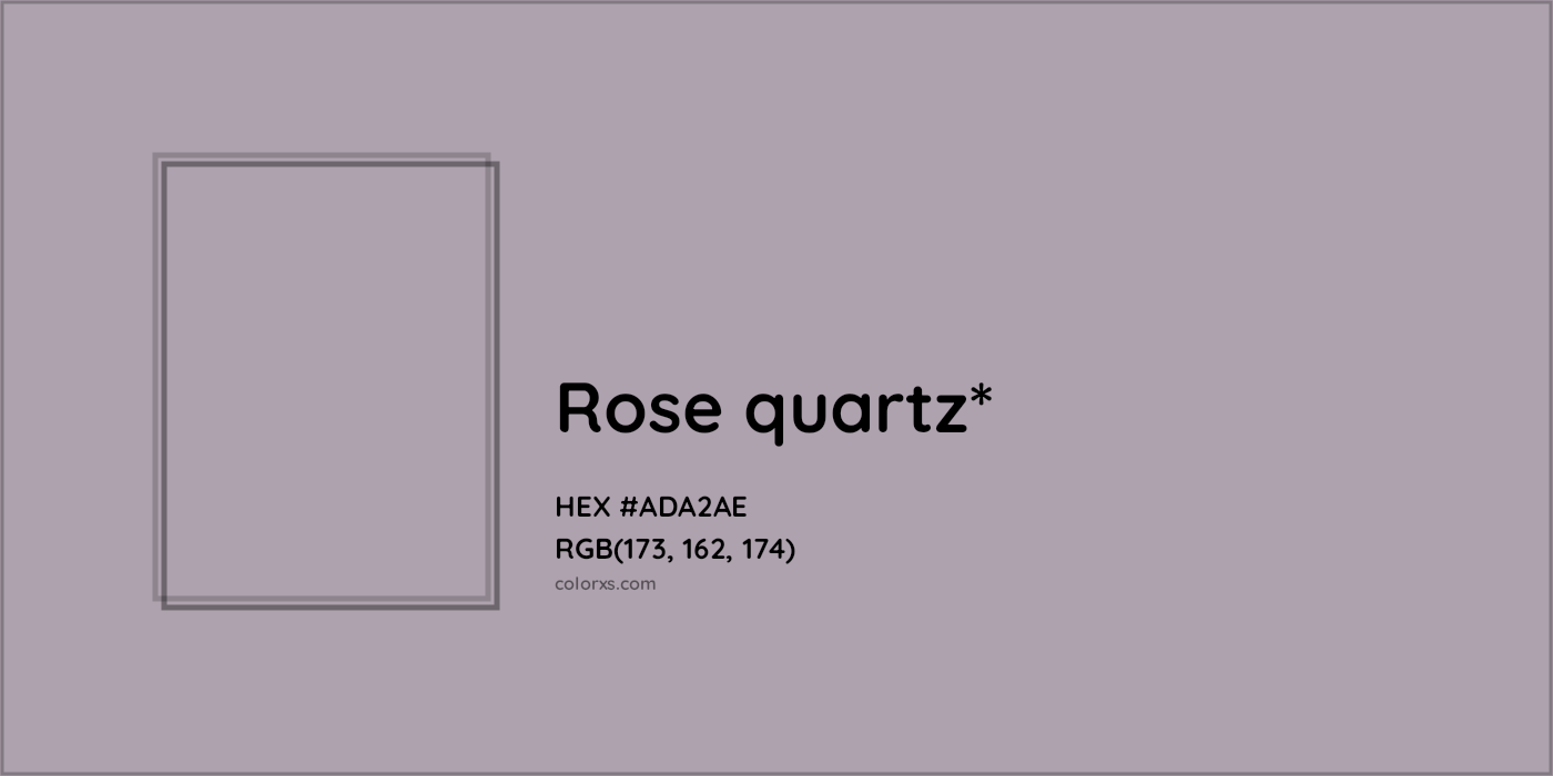 HEX #ADA2AE Color Name, Color Code, Palettes, Similar Paints, Images