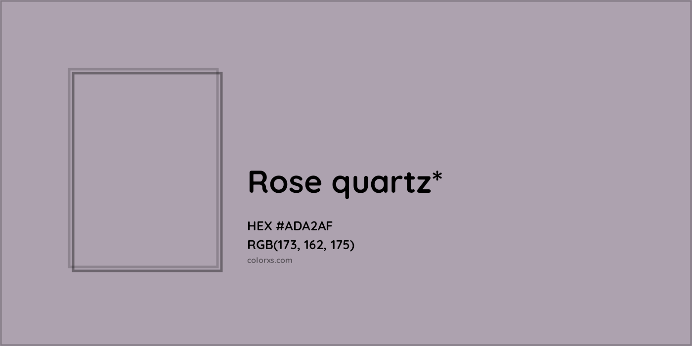 HEX #ADA2AF Color Name, Color Code, Palettes, Similar Paints, Images