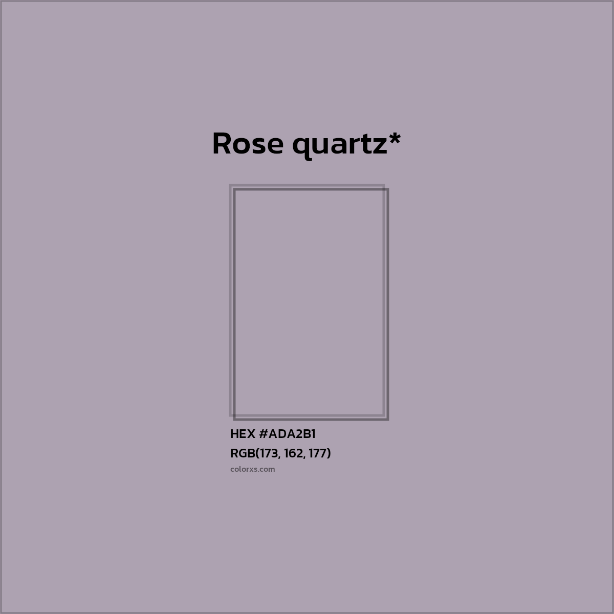 HEX #ADA2B1 Color Name, Color Code, Palettes, Similar Paints, Images