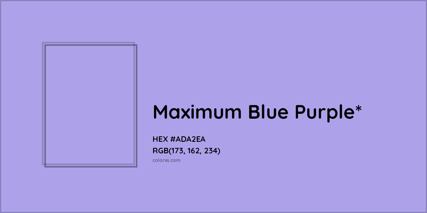 HEX #ADA2EA Color Name, Color Code, Palettes, Similar Paints, Images