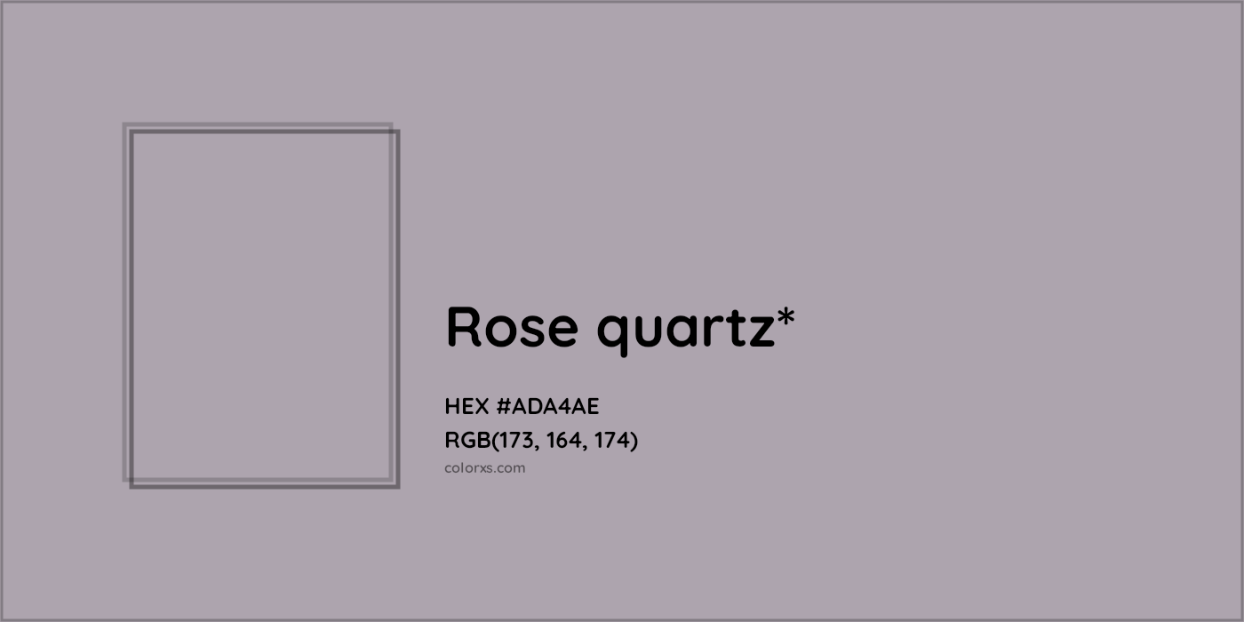 HEX #ADA4AE Color Name, Color Code, Palettes, Similar Paints, Images