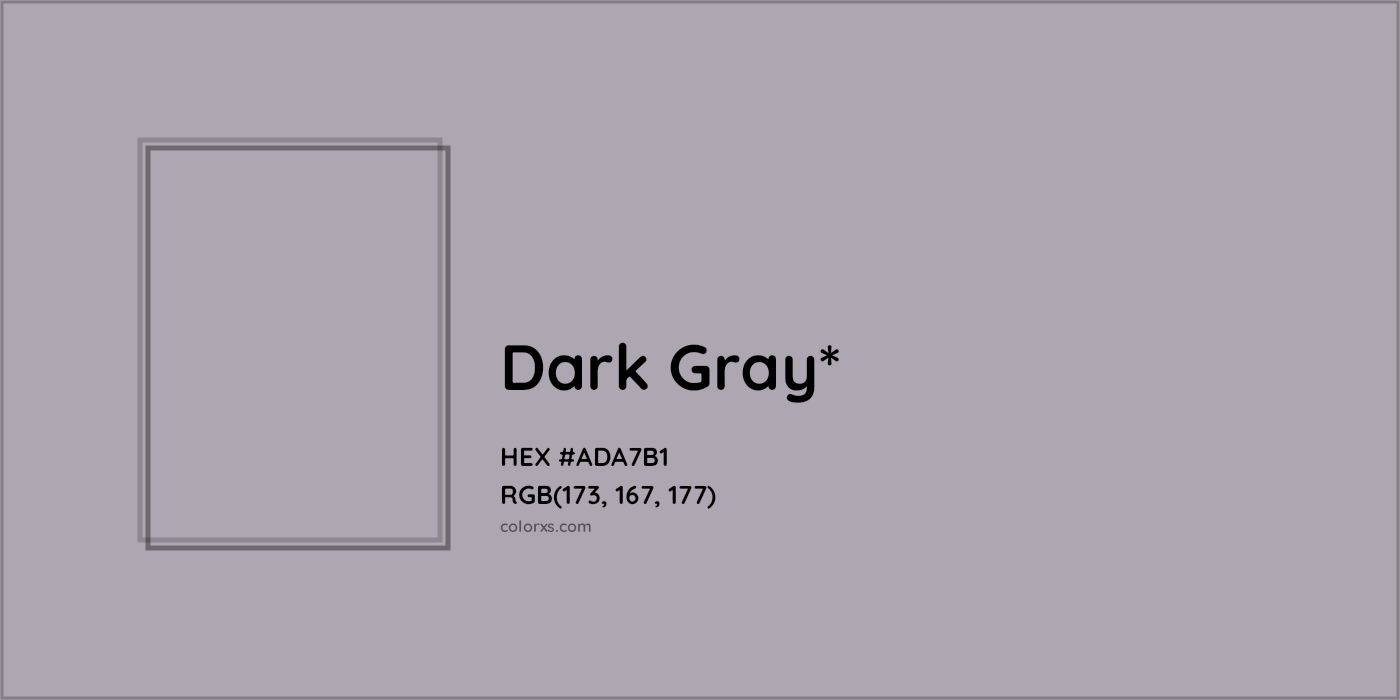 HEX #ADA7B1 Color Name, Color Code, Palettes, Similar Paints, Images