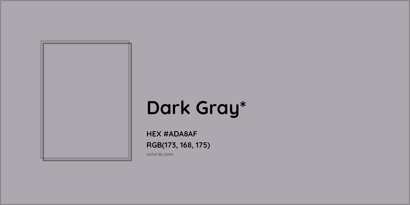 HEX #ADA8AF Color Name, Color Code, Palettes, Similar Paints, Images