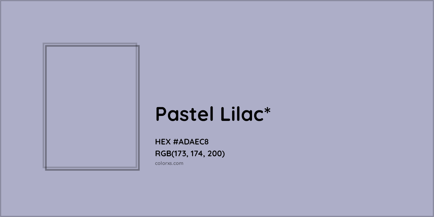 HEX #ADAEC8 Color Name, Color Code, Palettes, Similar Paints, Images