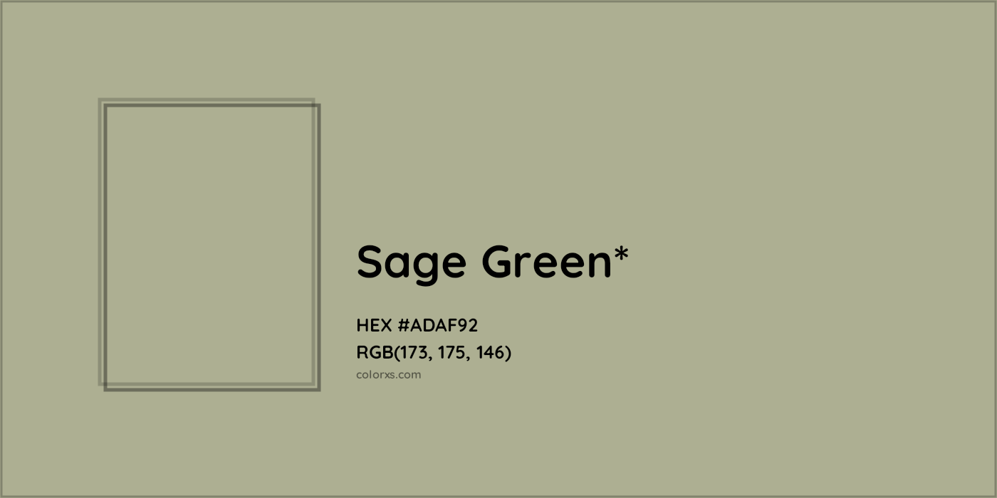 HEX #ADAF92 Color Name, Color Code, Palettes, Similar Paints, Images