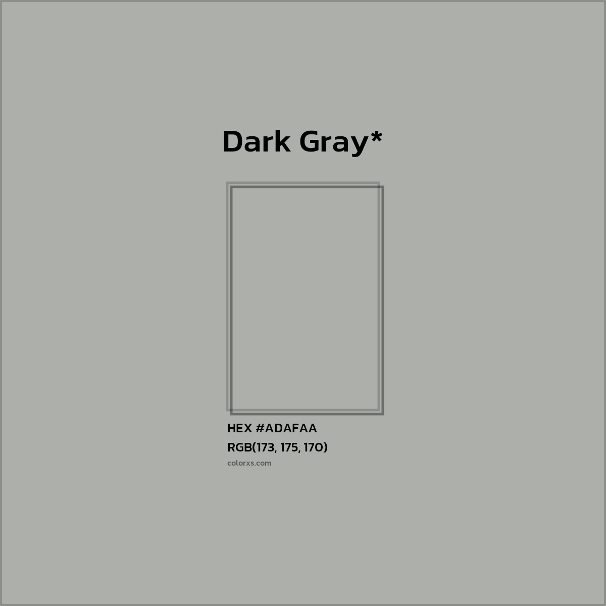 HEX #ADAFAA Color Name, Color Code, Palettes, Similar Paints, Images