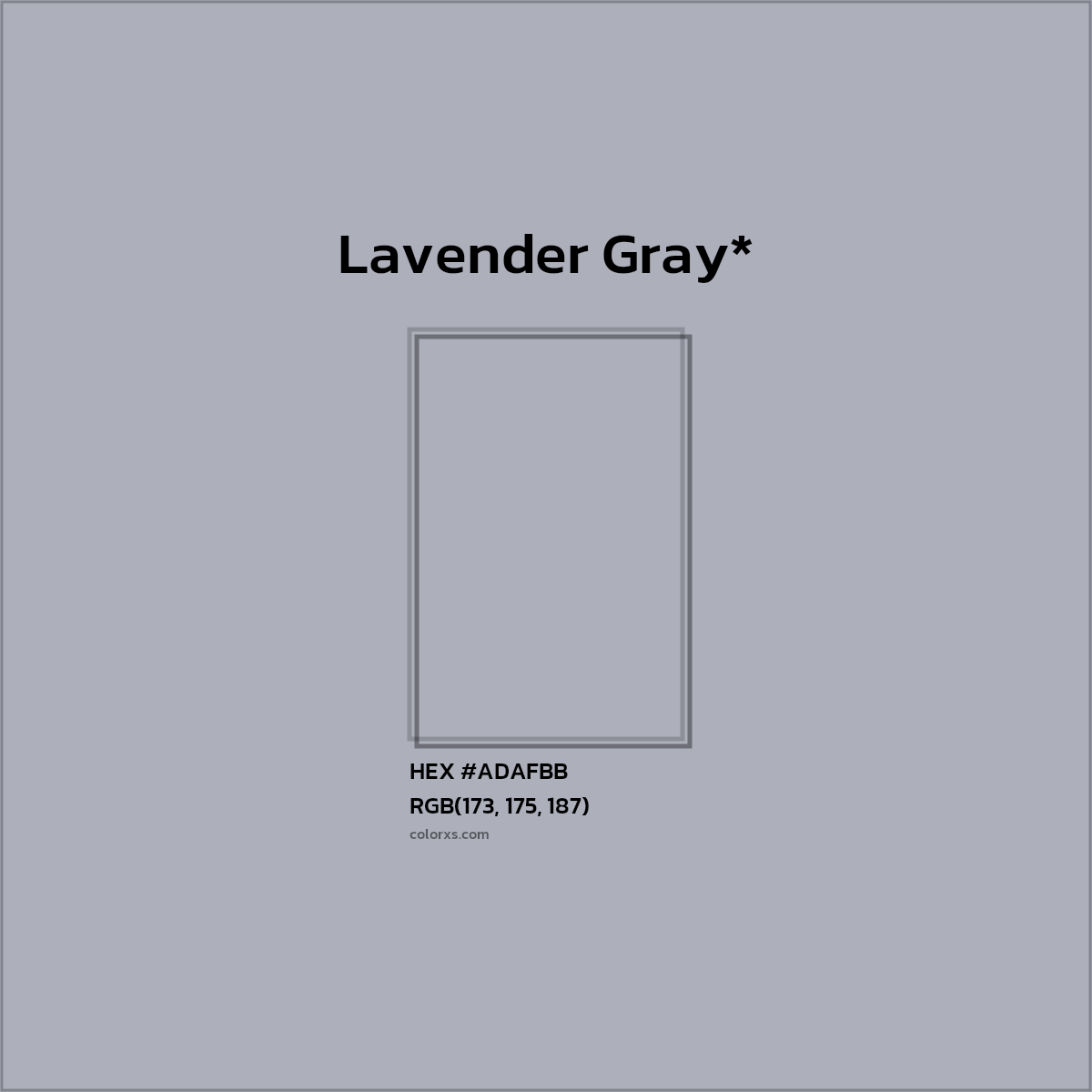 HEX #ADAFBB Color Name, Color Code, Palettes, Similar Paints, Images