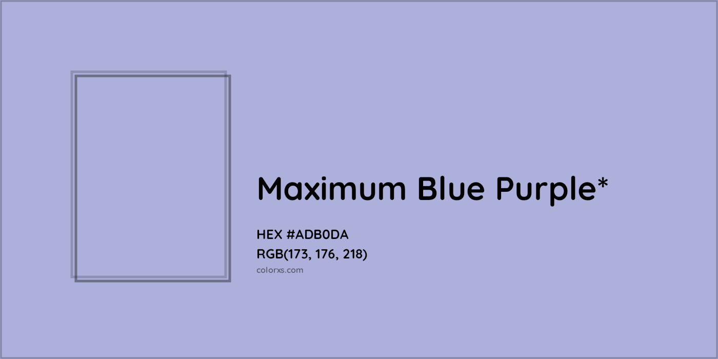 HEX #ADB0DA Color Name, Color Code, Palettes, Similar Paints, Images