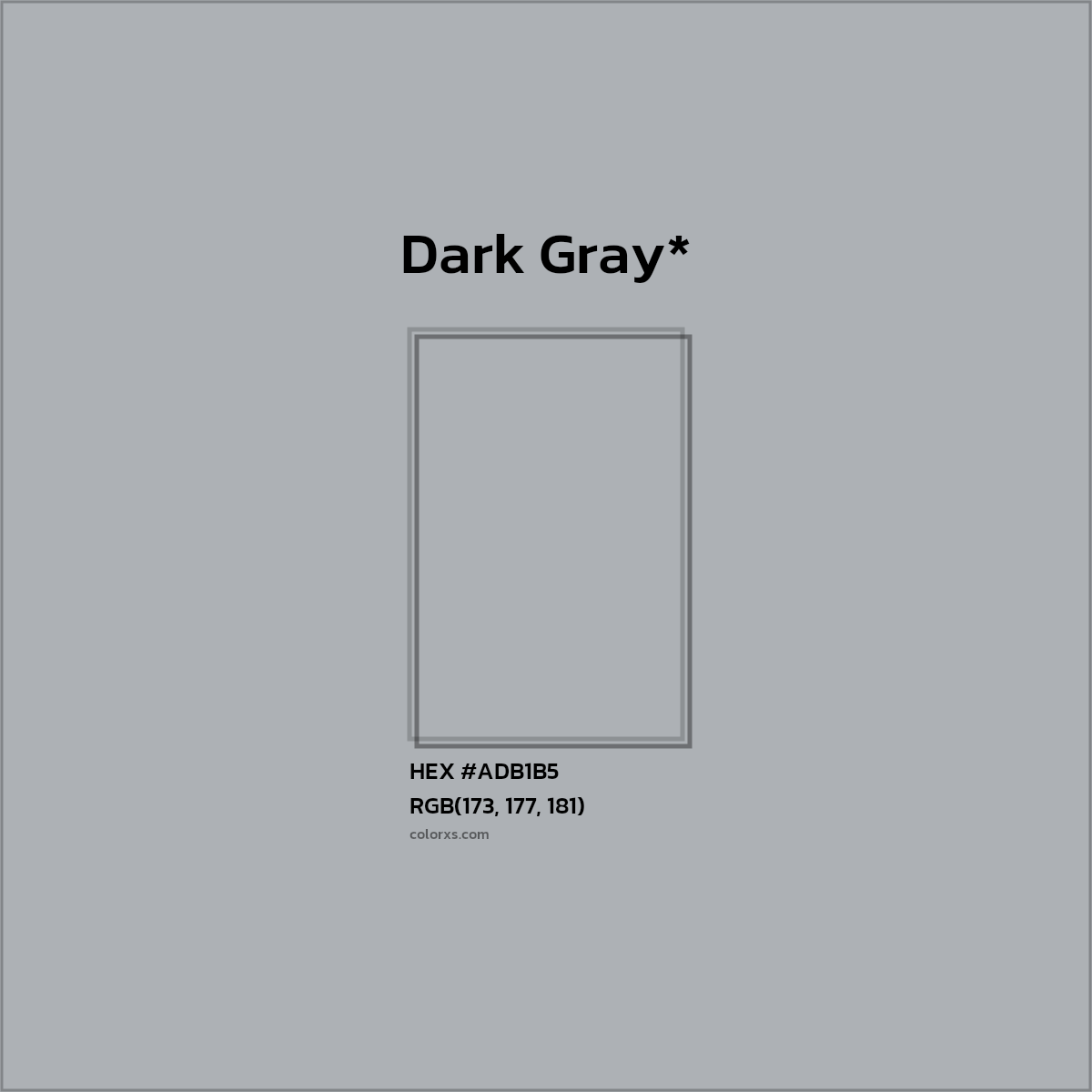 HEX #ADB1B5 Color Name, Color Code, Palettes, Similar Paints, Images