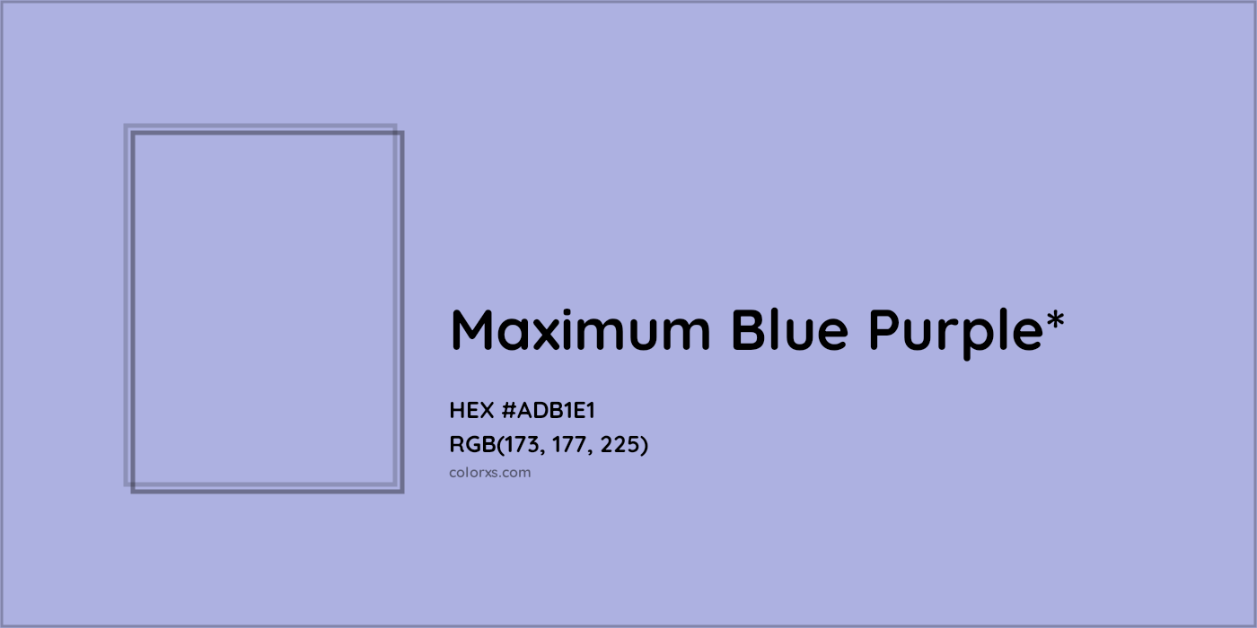 HEX #ADB1E1 Color Name, Color Code, Palettes, Similar Paints, Images