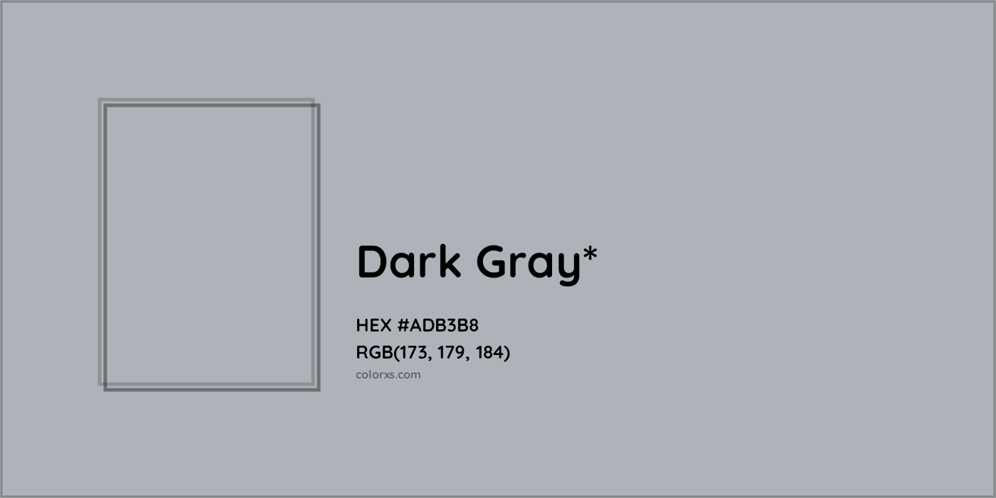 HEX #ADB3B8 Color Name, Color Code, Palettes, Similar Paints, Images