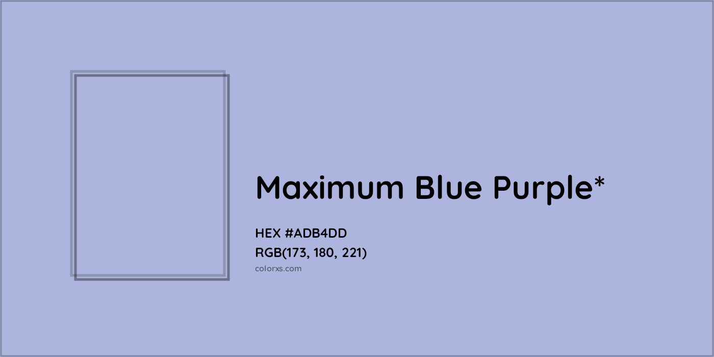 HEX #ADB4DD Color Name, Color Code, Palettes, Similar Paints, Images