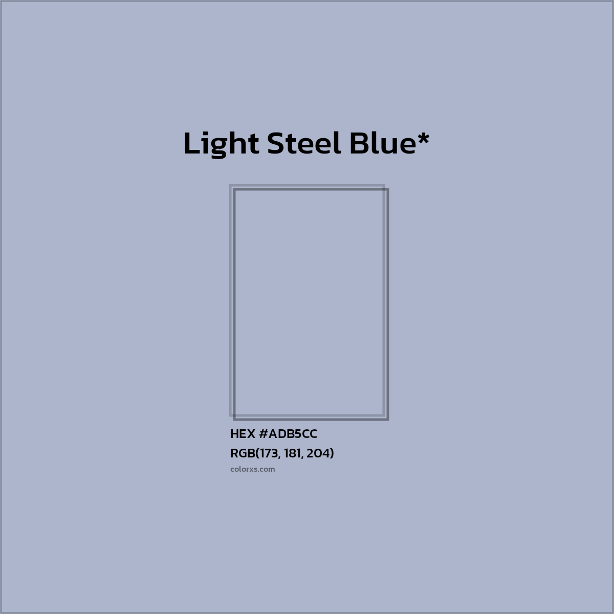 HEX #ADB5CC Color Name, Color Code, Palettes, Similar Paints, Images