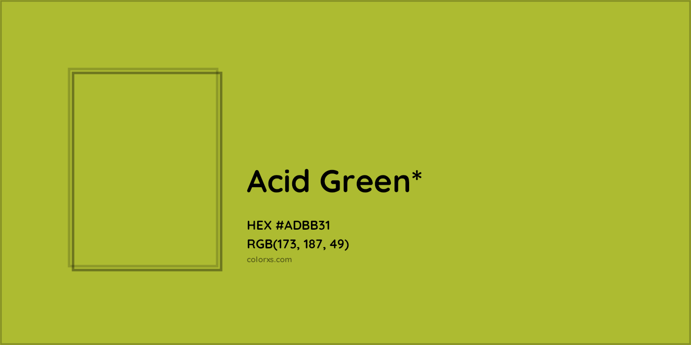 HEX #ADBB31 Color Name, Color Code, Palettes, Similar Paints, Images