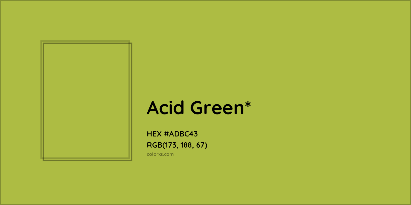 HEX #ADBC43 Color Name, Color Code, Palettes, Similar Paints, Images