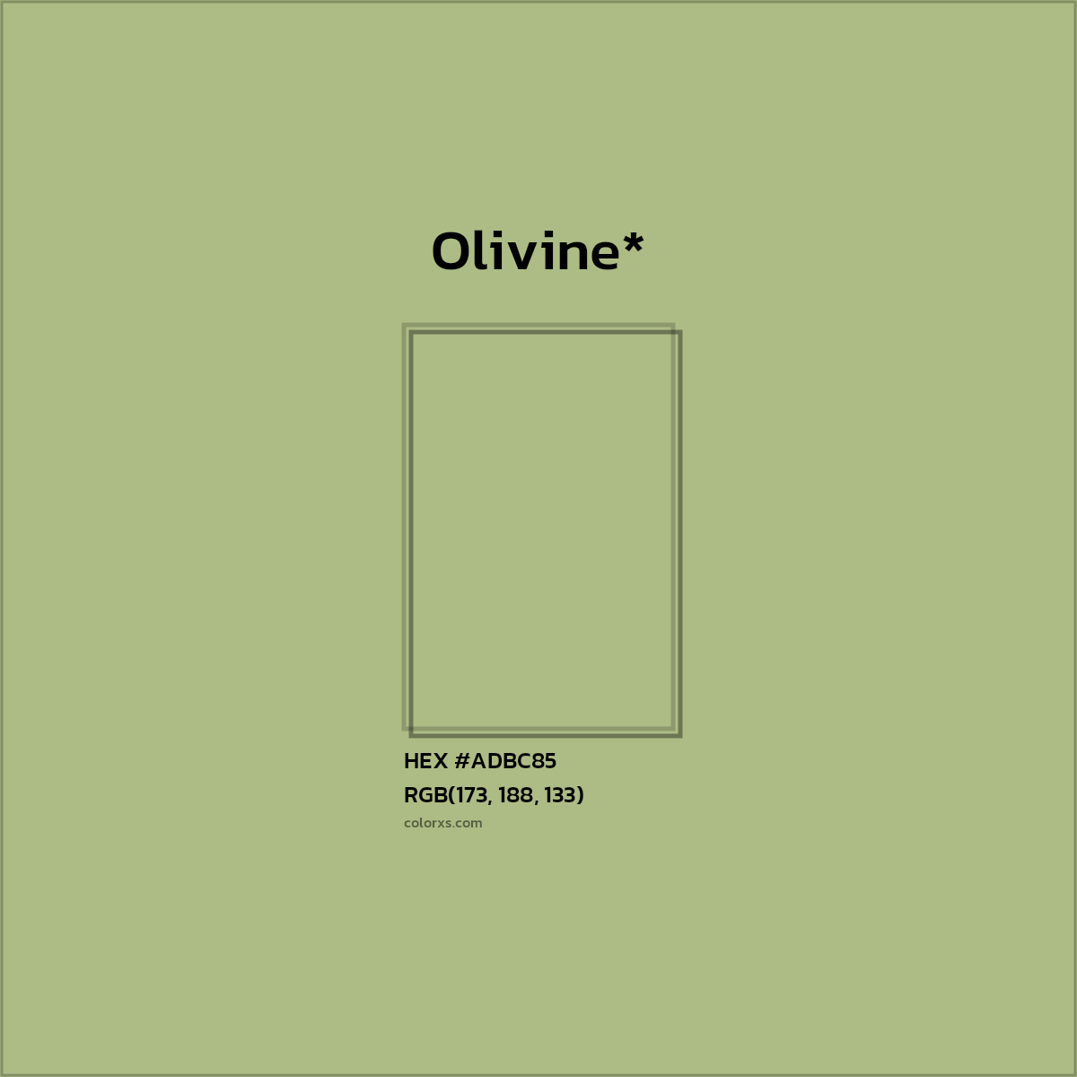 HEX #ADBC85 Color Name, Color Code, Palettes, Similar Paints, Images