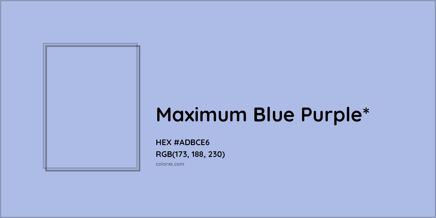 HEX #ADBCE6 Color Name, Color Code, Palettes, Similar Paints, Images