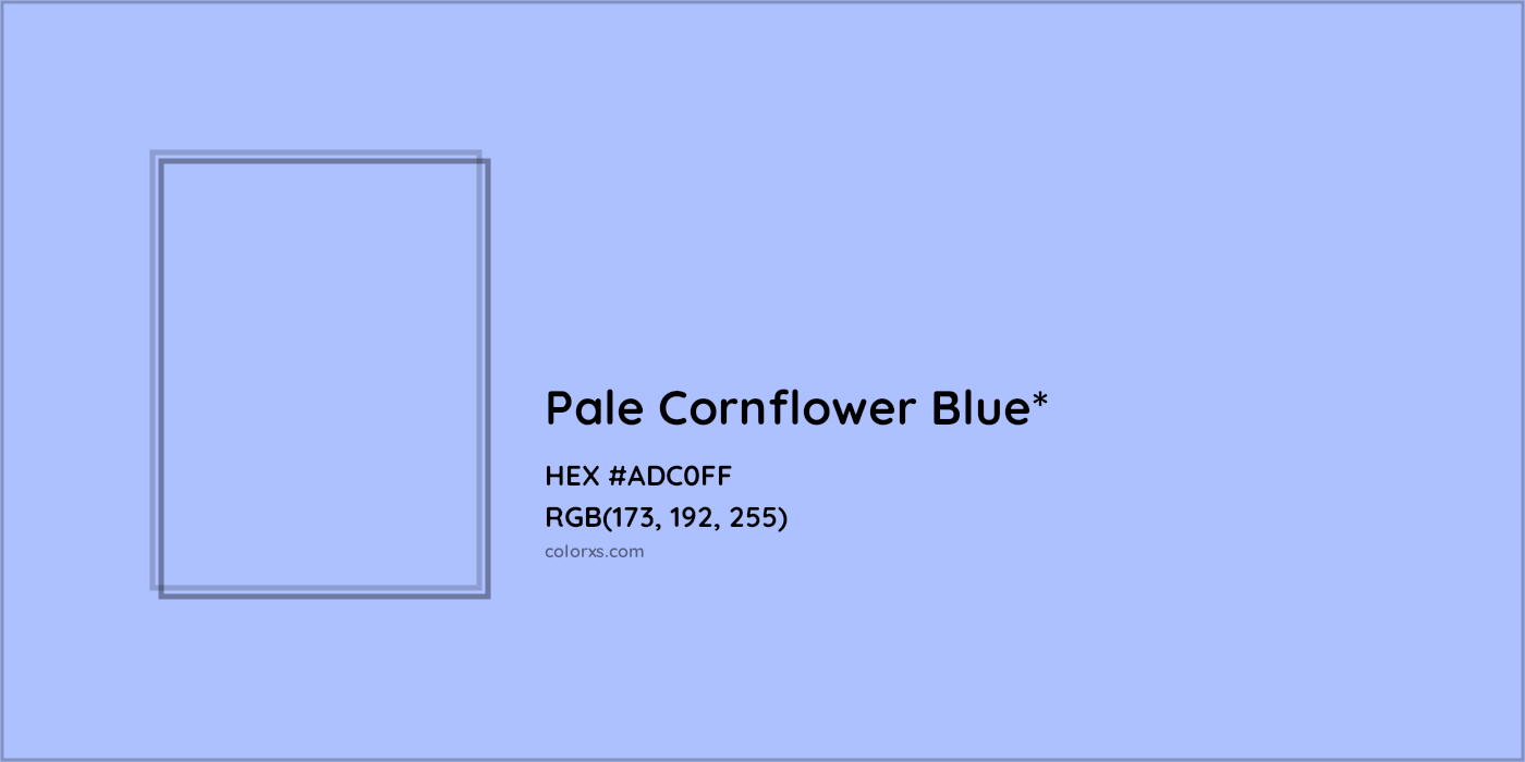 HEX #ADC0FF Color Name, Color Code, Palettes, Similar Paints, Images
