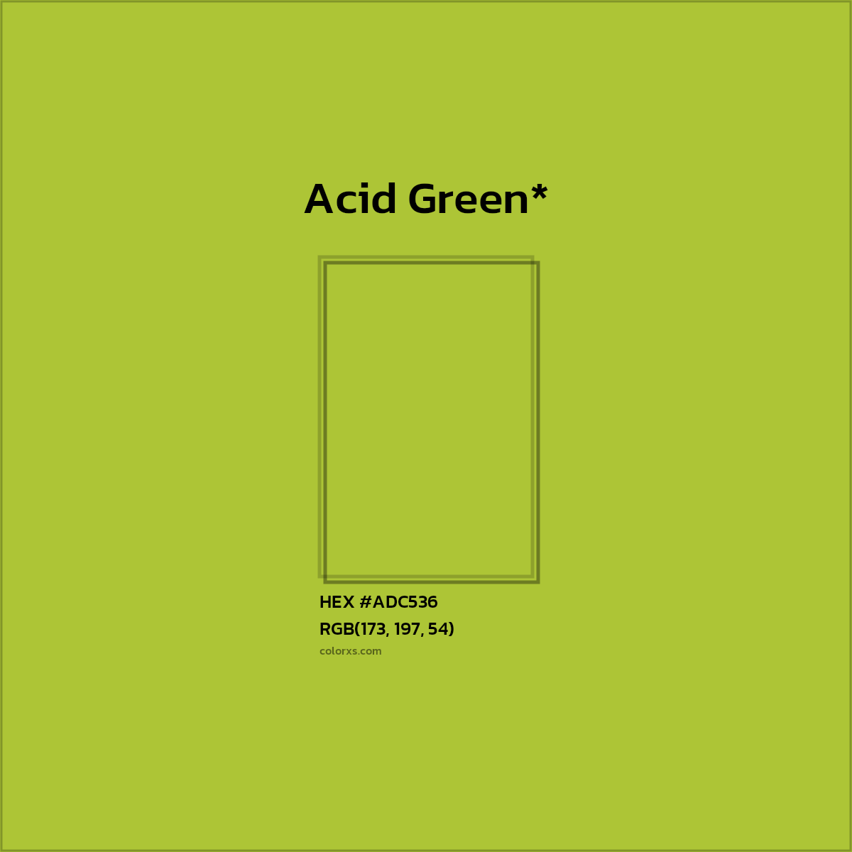 HEX #ADC536 Color Name, Color Code, Palettes, Similar Paints, Images