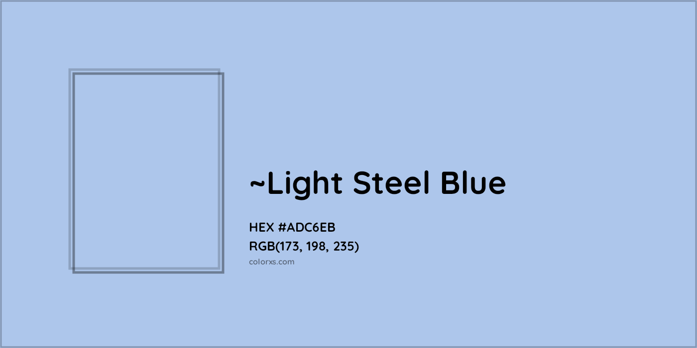 HEX #ADC6EB Color Name, Color Code, Palettes, Similar Paints, Images