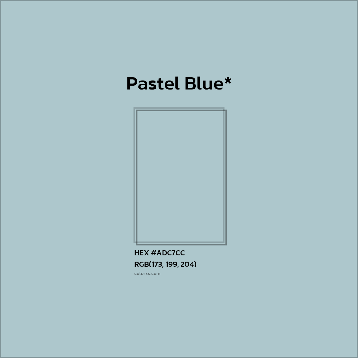 HEX #ADC7CC Color Name, Color Code, Palettes, Similar Paints, Images