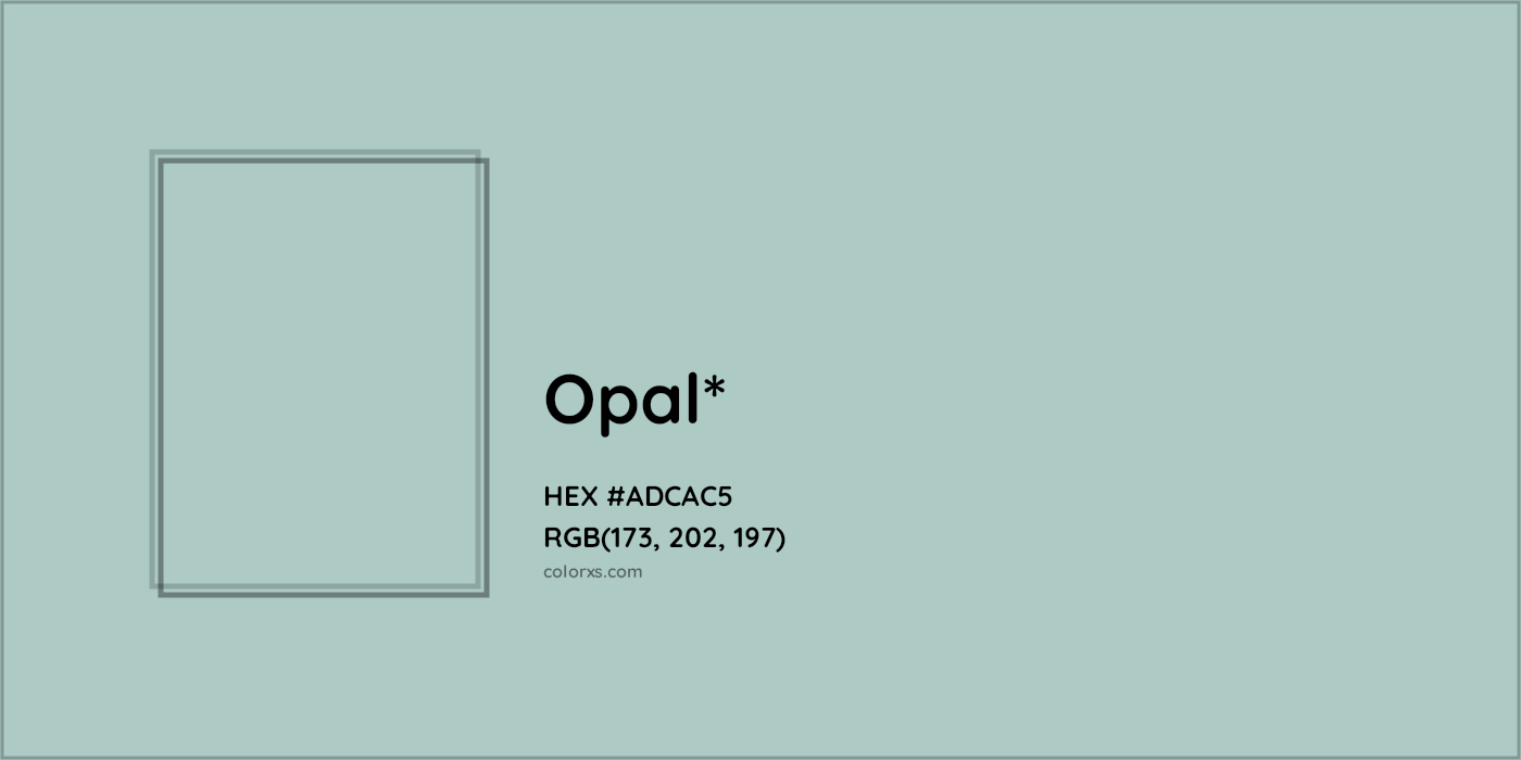 HEX #ADCAC5 Color Name, Color Code, Palettes, Similar Paints, Images