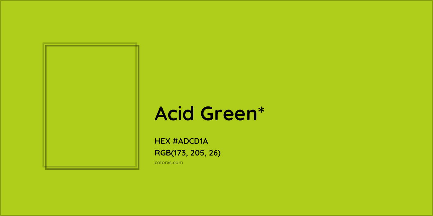 HEX #ADCD1A Color Name, Color Code, Palettes, Similar Paints, Images