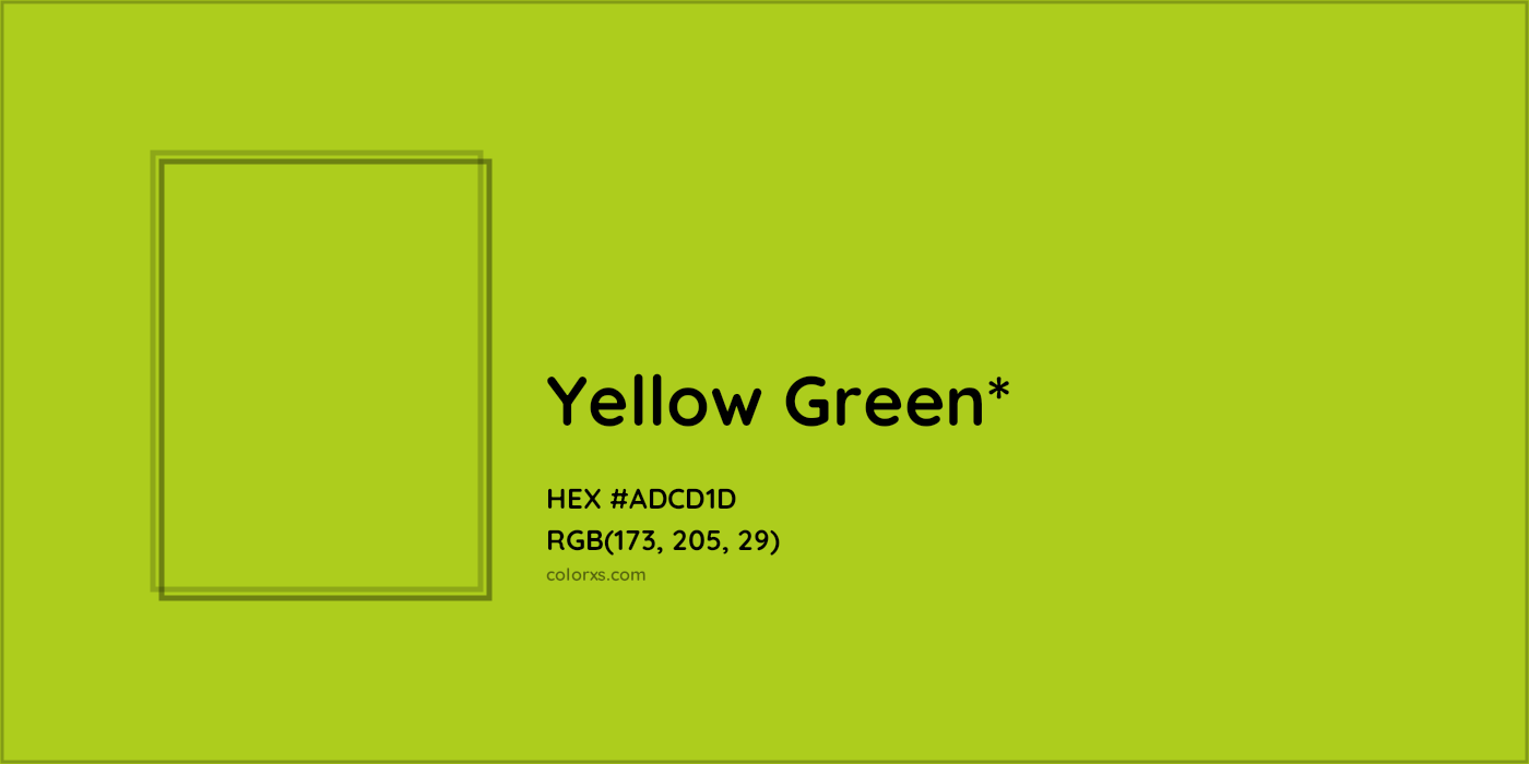 HEX #ADCD1D Color Name, Color Code, Palettes, Similar Paints, Images