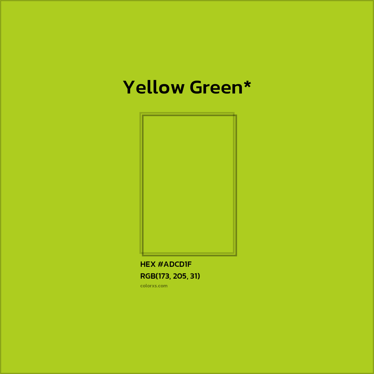 HEX #ADCD1F Color Name, Color Code, Palettes, Similar Paints, Images
