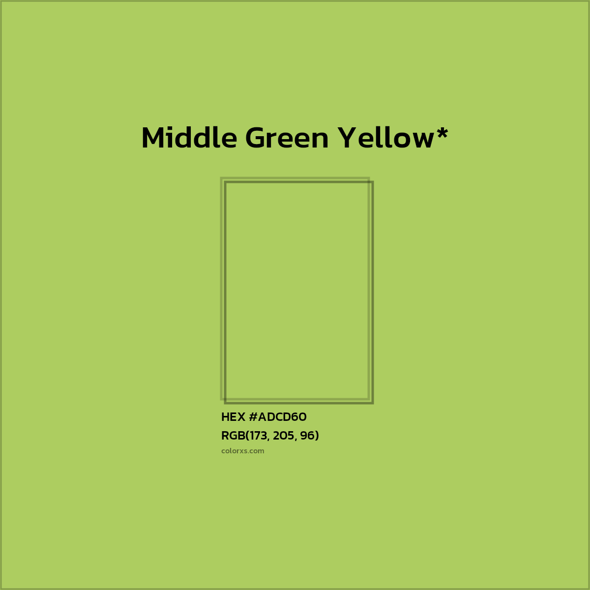 HEX #ADCD60 Color Name, Color Code, Palettes, Similar Paints, Images