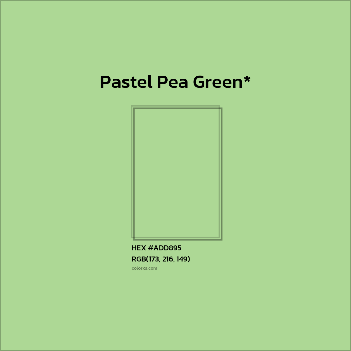 HEX #ADD895 Color Name, Color Code, Palettes, Similar Paints, Images
