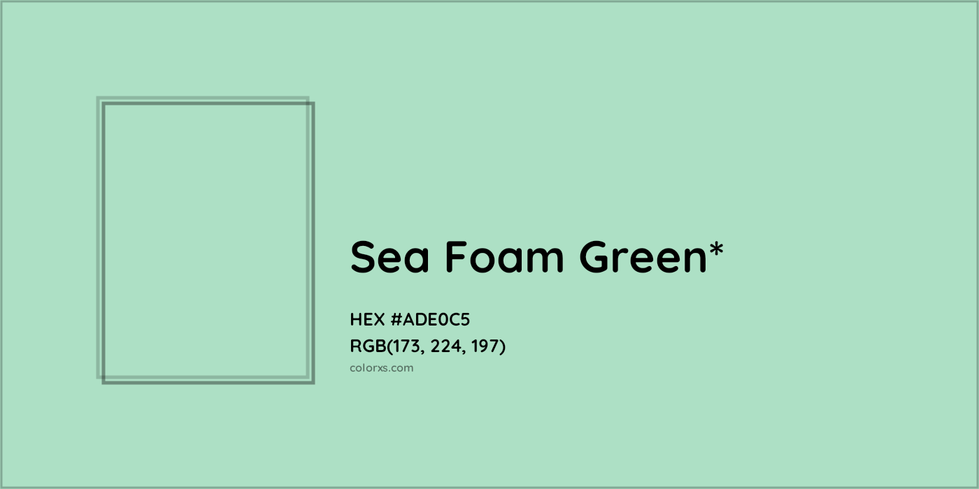 HEX #ADE0C5 Color Name, Color Code, Palettes, Similar Paints, Images