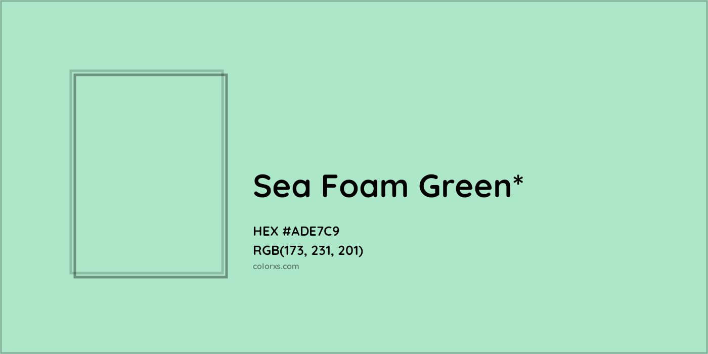 HEX #ADE7C9 Color Name, Color Code, Palettes, Similar Paints, Images