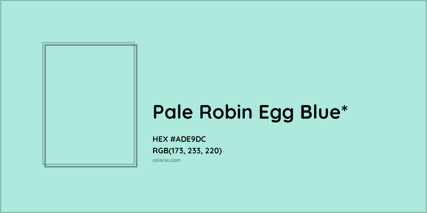 HEX #ADE9DC Color Name, Color Code, Palettes, Similar Paints, Images